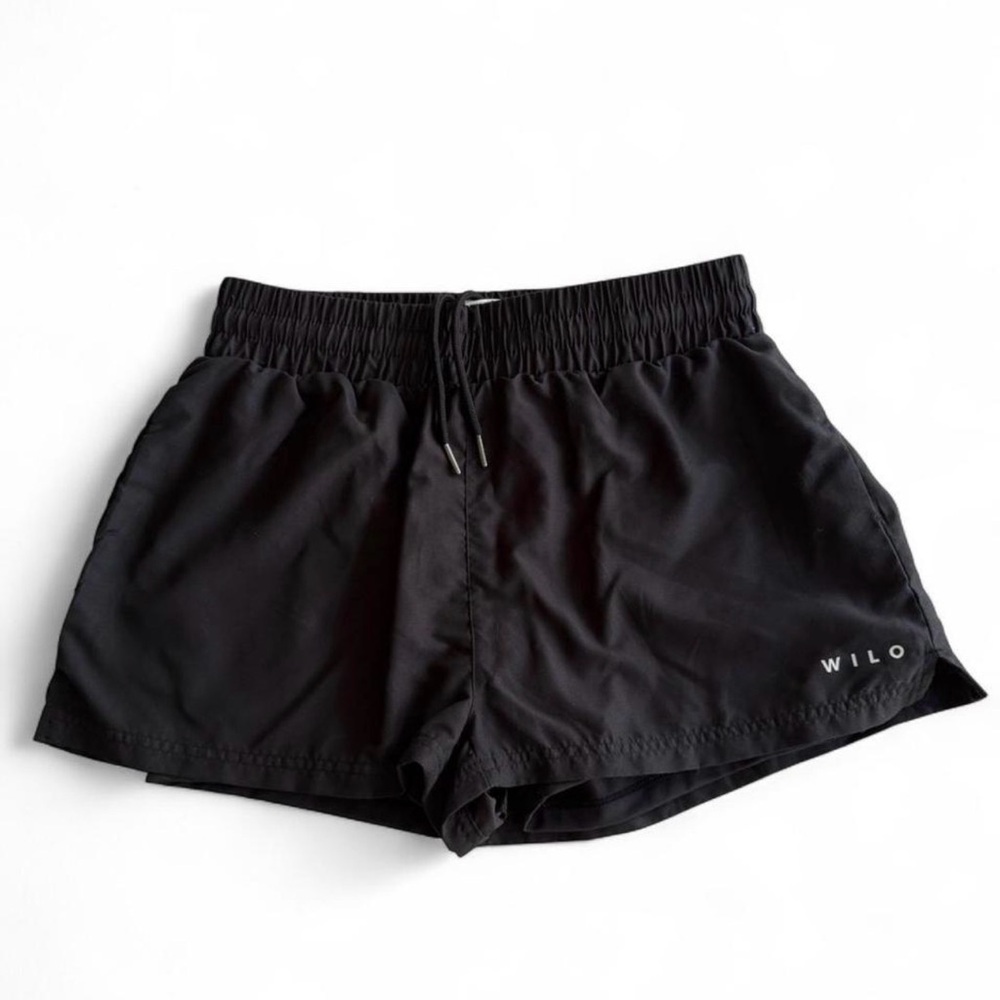 Wilo Black Running Shorts